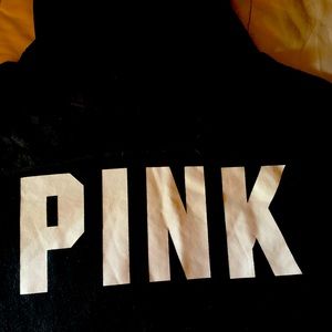 V.S “Pink” sweatshirt.Like New condition.Black ( cheetah print),neon green,white